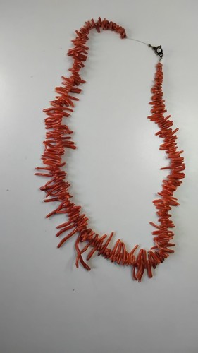 Collier corail ancien - collier,