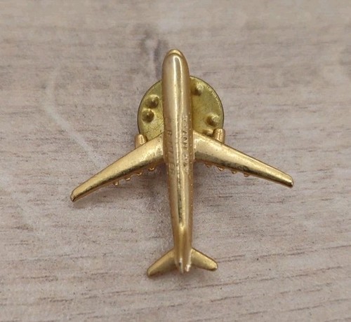 Pin avion doré air inter - pin's,