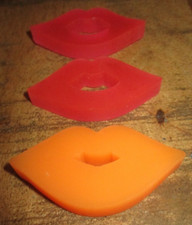 Gommes collectors 3D (eraser collector)-Série de bouches-Vintage 80'