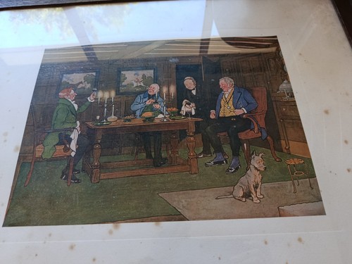 Cecil aldin gravure signée - cecil,