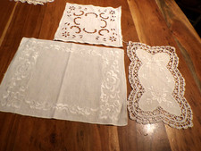 Linge ancien Lot de 3