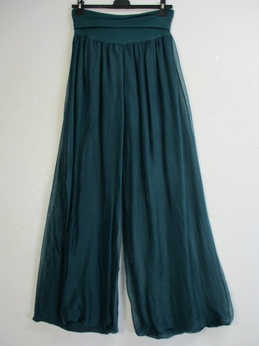 Pantalon palazzo femme soie - palazzo,