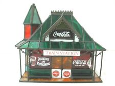 COCA-COLA® LAMPE VEILLEUSE VITRAUX THE FRANKLIN GARE 1997 NEUF BOITE D'ORIGINE