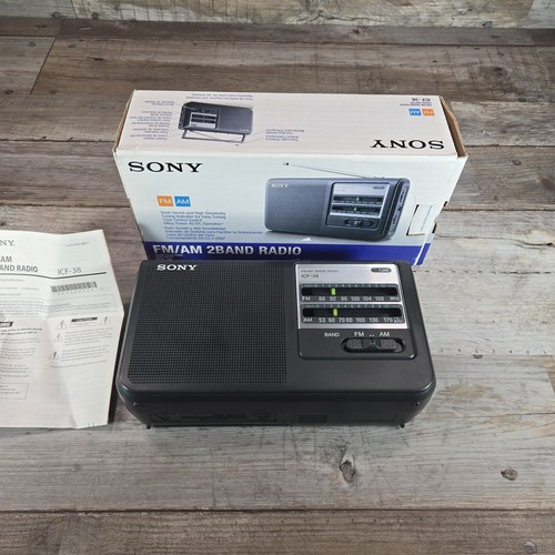 Sony icf portable fm - sony,