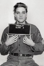 Elvis Presley-Enlistment Photo