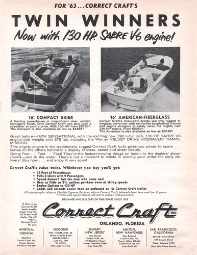 Correct craft twin - craft,