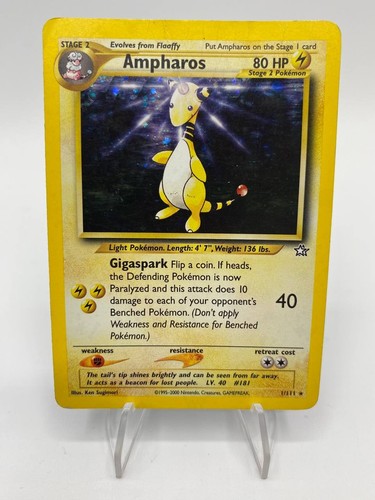 Carte pokémon ampharos 111 - ampharos, 1/111