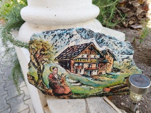 Tableau peinture paysage - tableau, de