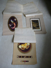 3 gouaches anciennes-un