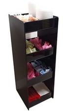 Coffee counter condiment caddy