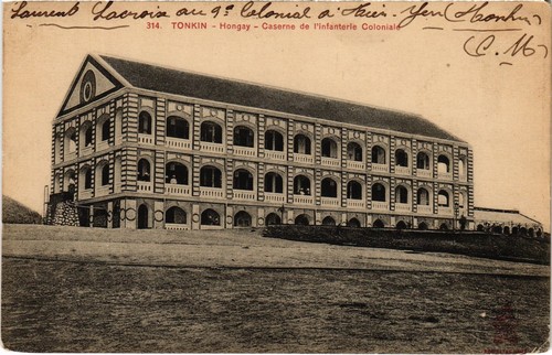 Cpa hongay caserne - ak,