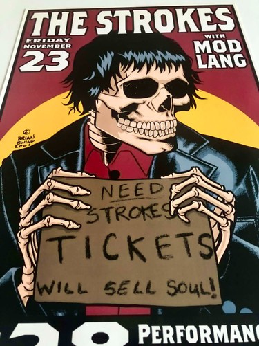 The strokes 2001 poster - the,
