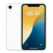 iPhone XR 128 Go Blanc -batterie Neuve 100 %-tres Bon état