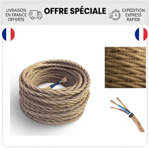 Câble électrique textile