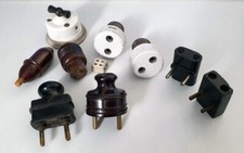 Electricité ancienne. Lot de matériel électrique. Vintage. 