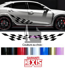 2  BANDES DAMIERS POUR HONDA