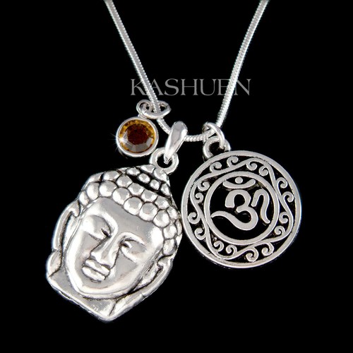 Bouddha tête ohm - om, bijoux
