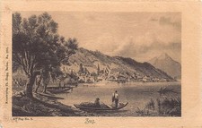 Schweiz - ZUG - Totalansicht - Pergamentpapier - Verlag Th. Zingg 1398