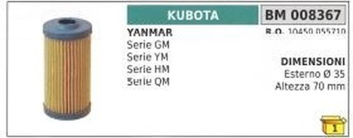Filtre gazole kubota - À,