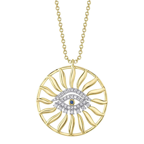 14k jaune diamant saphir - or,