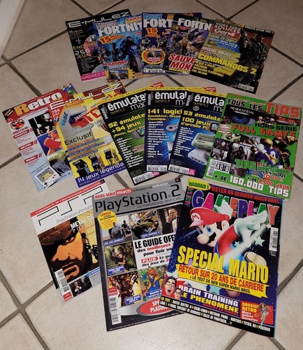 Lot divers magazines jeux - divers,