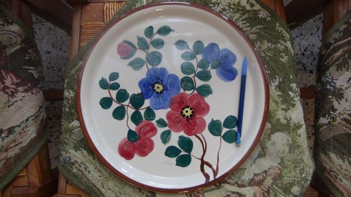 Plat rond saint clement - plat,