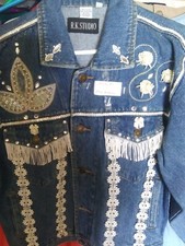 NWT SZ S  WHITE GLITTER/