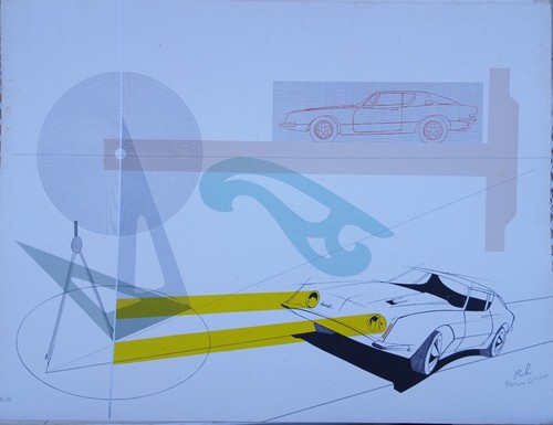 Lithographie raymond loewy - de,