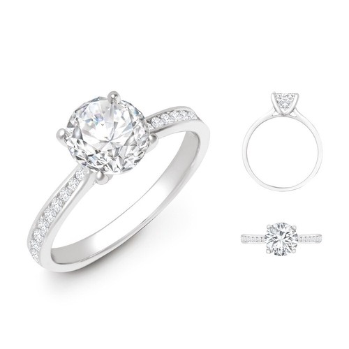 Bague solitaire diamant