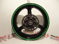 Jante Arrière Roue Wheel Felge Jantes Rear Kawasaki Ninja ZX6R 98 02 Noir