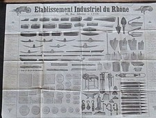 Brochure Outillage Ets Industriel du Rhône Lyon 1930 Vintage Maçon Menuisier etc