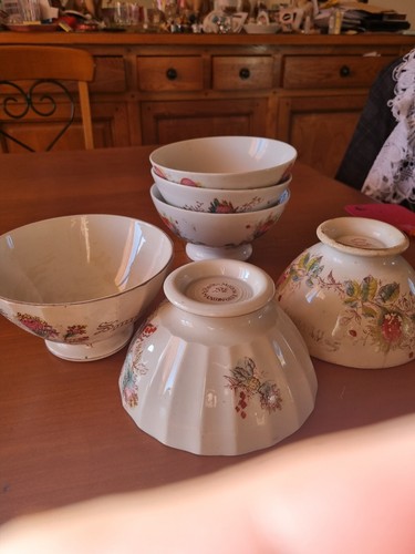 Bols anciens motif roses - 6,