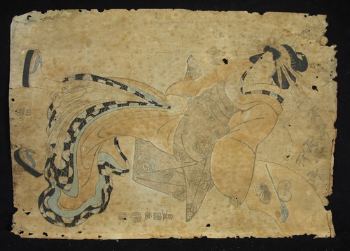Toyokuni estampe - (1769-1825).,