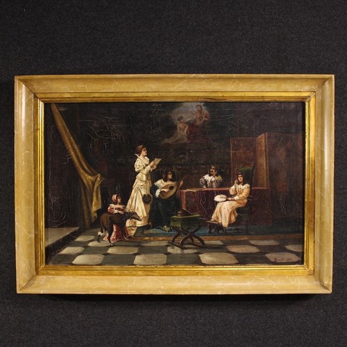 Tableau italien scène