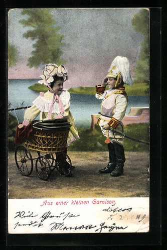 Carte postale garçon - , en
