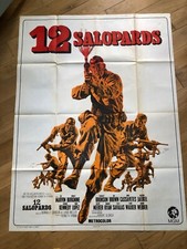 Ancienne Affiche Originale LES 12 SALOPARDS 120x160cm - 1967- de Robert Aldrich