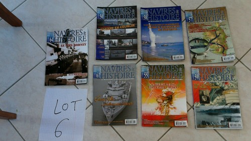 Lot magazines navires - ,