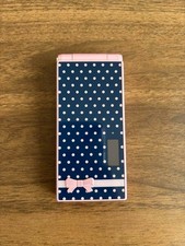 Téléphone à clapet rose heureux pour filles Docomo STYLE Series F-06D testé a...