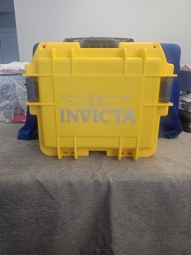 Invicta yellow plastic watch - yellow,
