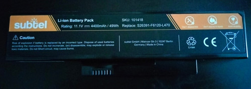 Batterie pour fujitsu esprimo - batterie,
