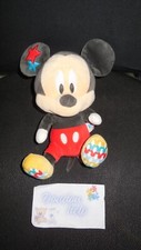 doudou peluche Mickey gris rouge noir étoile bleu DISNEY NICOTOY