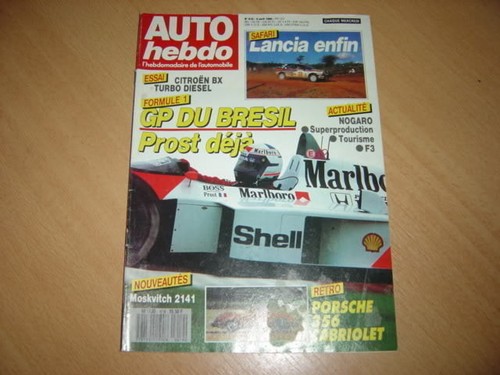 Auto hebdo 619 porsche - porsche, 356