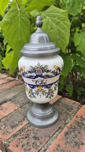 Boîte thé ancienne - boîte, à