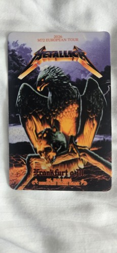 Metallica fancard m72 european - metallica,