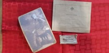 Militaria Allemand 1914-1918 ww1 Ensemble Étiquette Et Photo Gefreiter Repro