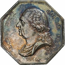 France, Jeton, Louis XVIII