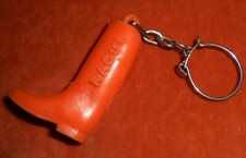 Porte-clés Key Ring Chaussures Botte De CAVALIER (E) RAOUL - ORANGE Vintage