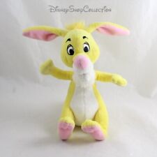 Peluche Coco lapin DISNEY STORE Winnie The Pooh jaune assis 18 cm (DOU)