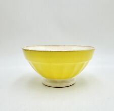 Bol Ancien à facettes Faïencerie de Digoin Sarreguemines _ Jaune