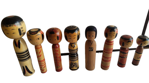 Poupées kokeshi - 8,